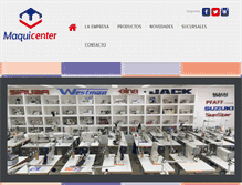 Tablet Screenshot of maquicenter.com.py